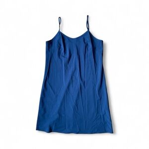 Nanette Lepore navy blue slip nightgown